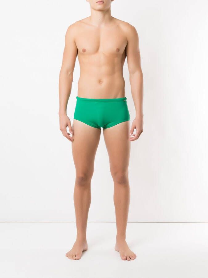 Amir Slama Boxershorts met vlakken Groen