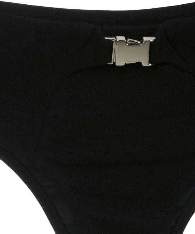 Amir Slama buckle detail bikini set Zwart
