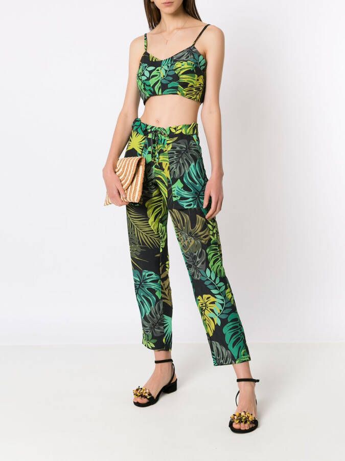 Amir Slama Cropped top Groen