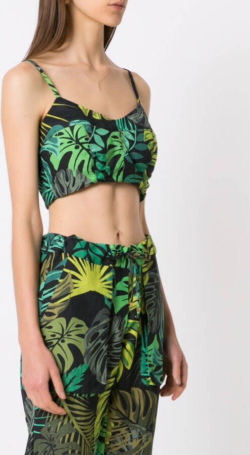 Amir Slama Cropped top Groen