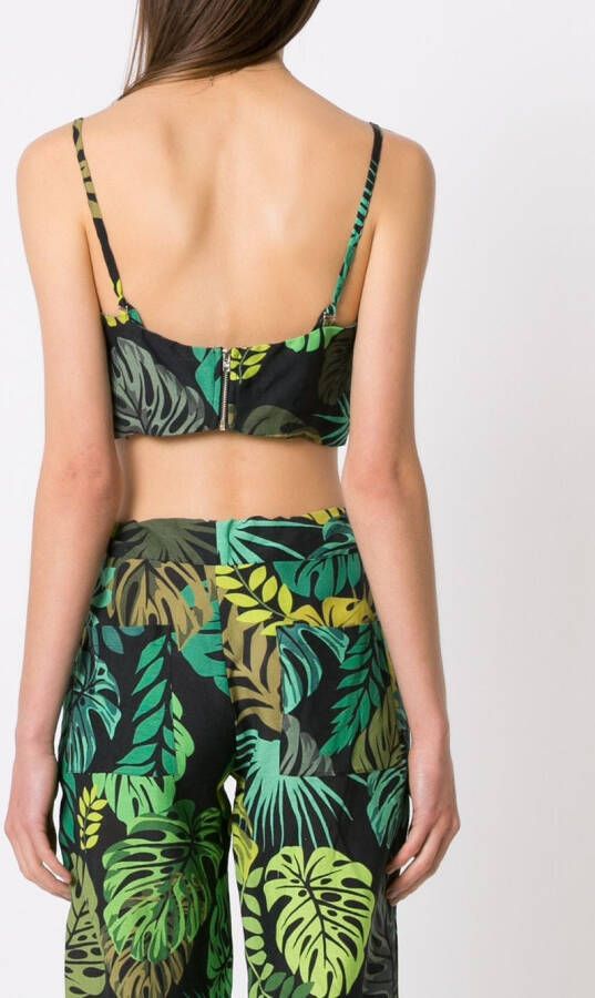 Amir Slama Cropped top Groen