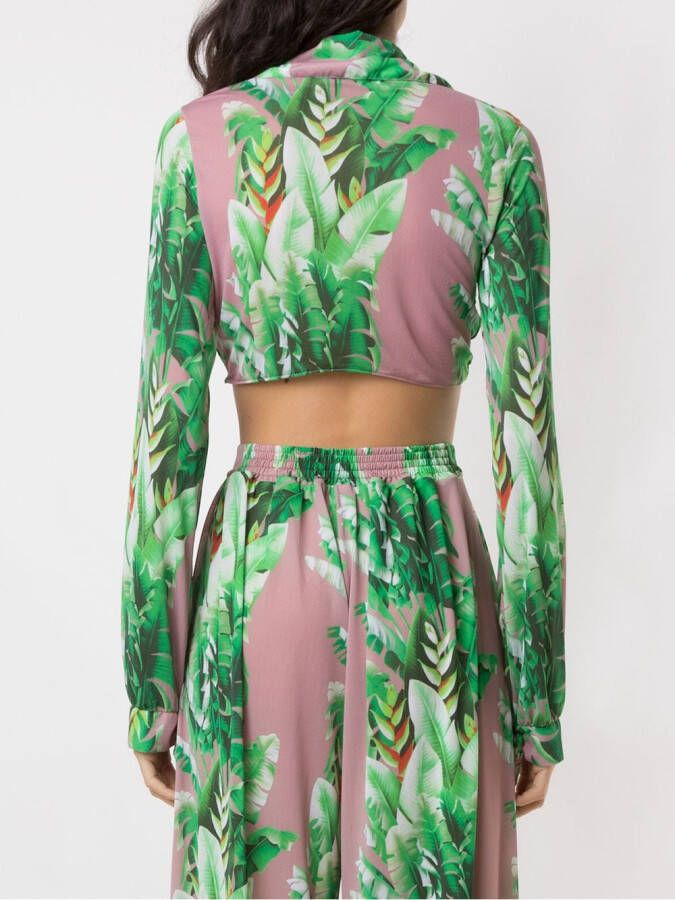 Amir Slama Cropped top Groen