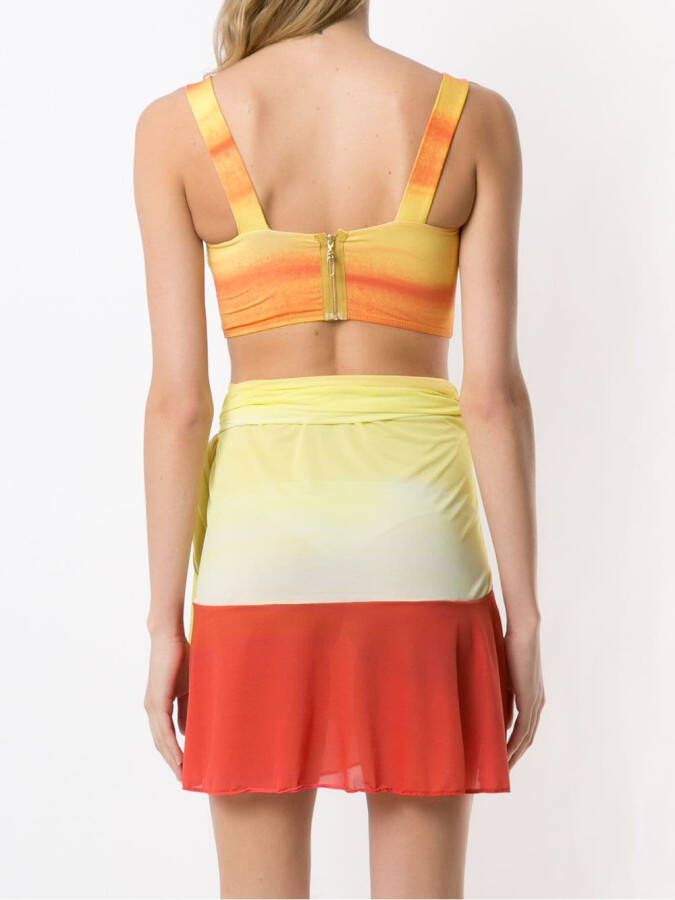 Amir Slama Cropped top Oranje