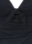 Amir Slama draped swimsuit Zwart - Thumbnail 4