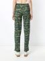 Amir Slama elastische broek met trekkoord Groen - Thumbnail 4