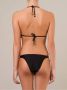 Amir Slama fringed halterneck bikini set Zwart - Thumbnail 4