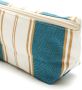 Amir Slama Gestreepte make-up tas Beige - Thumbnail 4