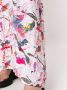 Amir Slama Maxi-jurk met abstracte print Beige - Thumbnail 5
