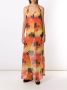 Amir Slama Maxi-jurk met print Oranje - Thumbnail 2