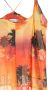 Amir Slama Maxi-jurk met print Oranje - Thumbnail 5