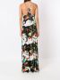 Amir Slama Maxi-jurk met print Zwart - Thumbnail 4