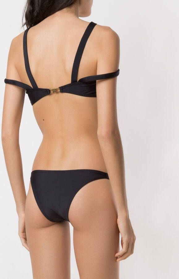 Amir Slama Metallic bikini Zwart