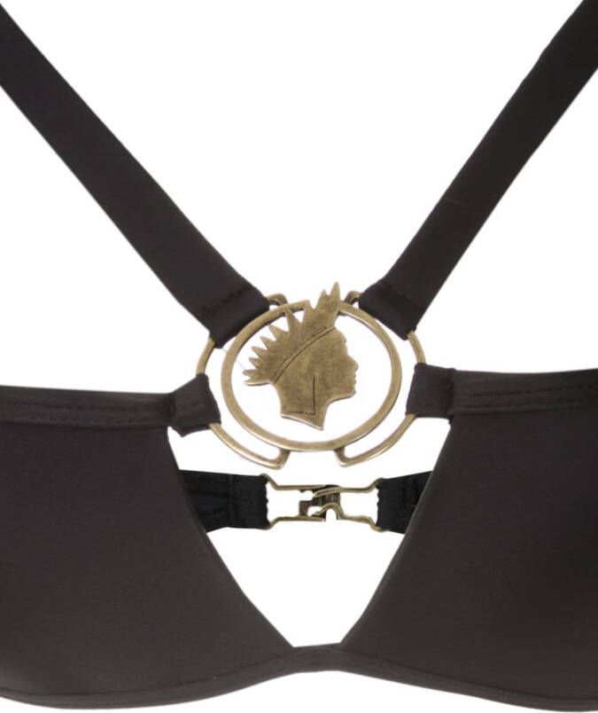 Amir Slama Metallic bikini Zwart