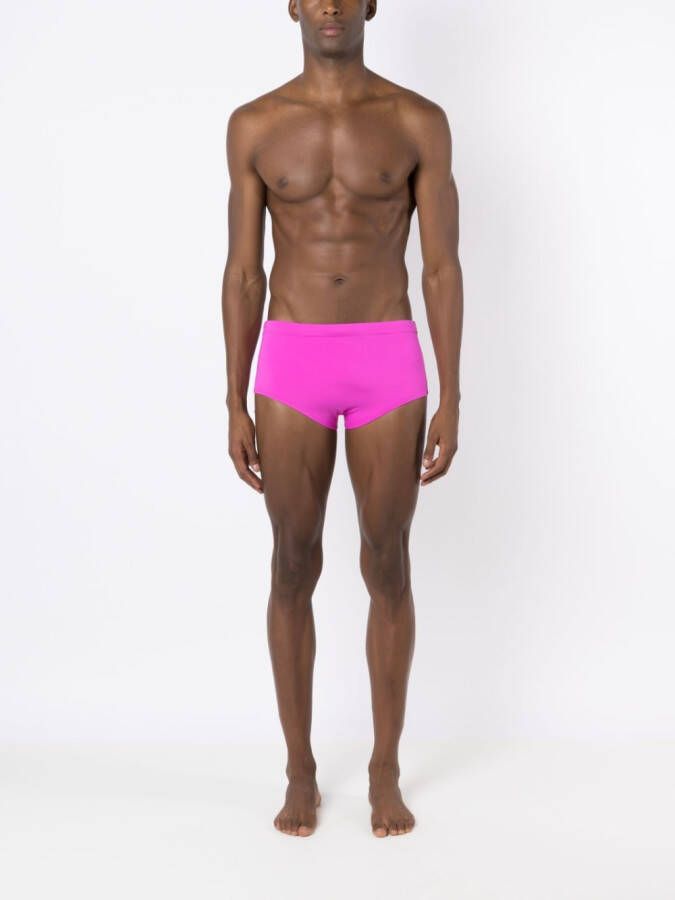 Amir Slama Mid waist zwembroek Roze
