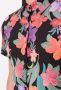 Amir Slama Overhemd met bloemenprint Zwart - Thumbnail 5