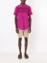 Amir Slama Overhemd met gehaakt vlak Roze - Thumbnail 2