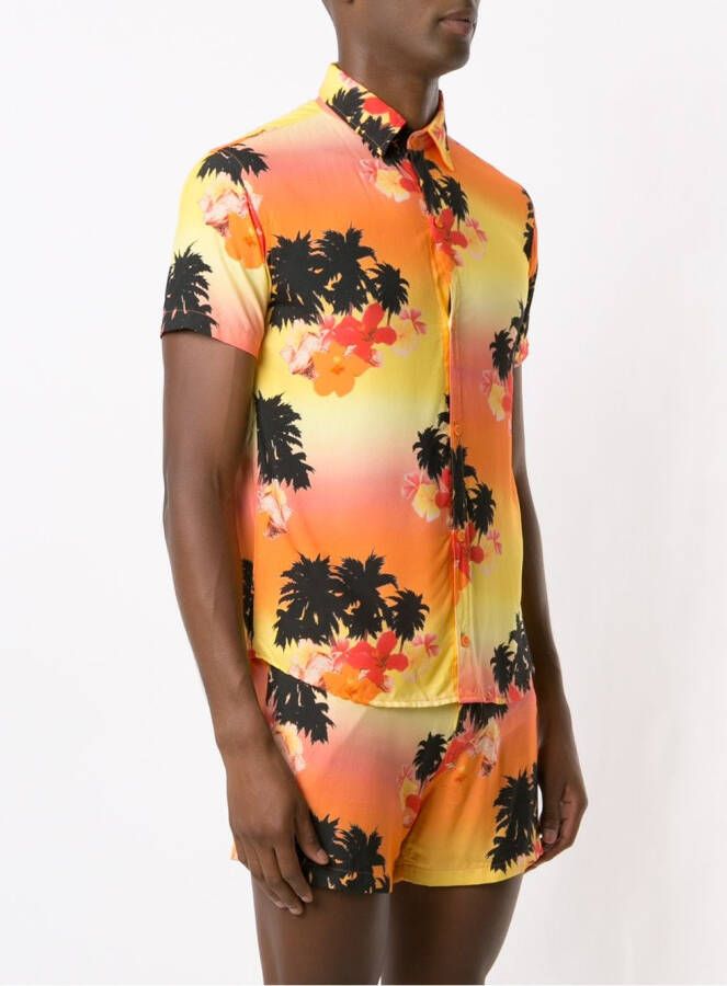 Amir Slama Overhemd met print Veelkleurig