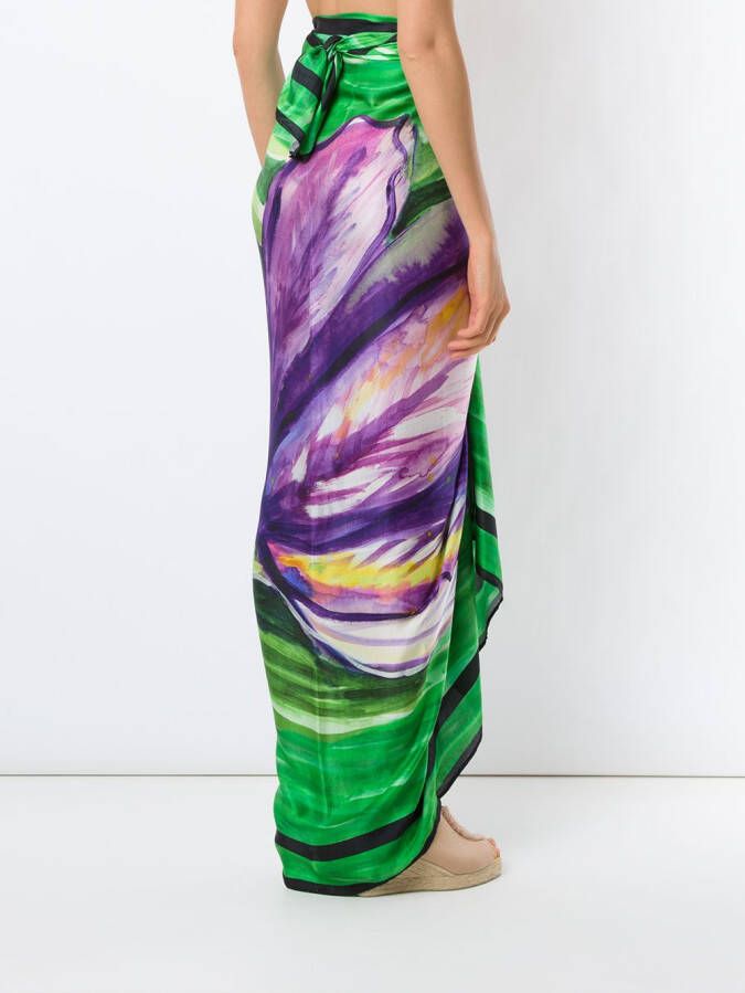 Amir Slama Oversized rok Groen