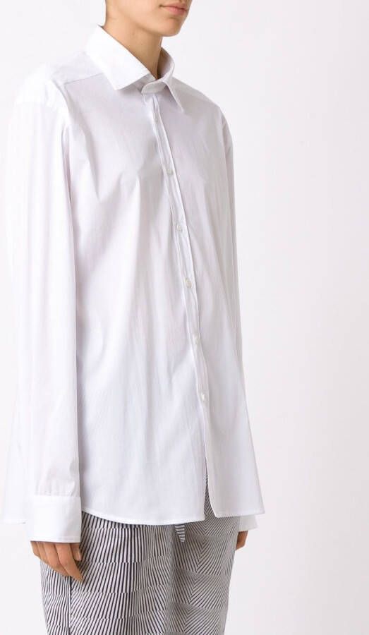 Amir Slama oversized shirt Wit