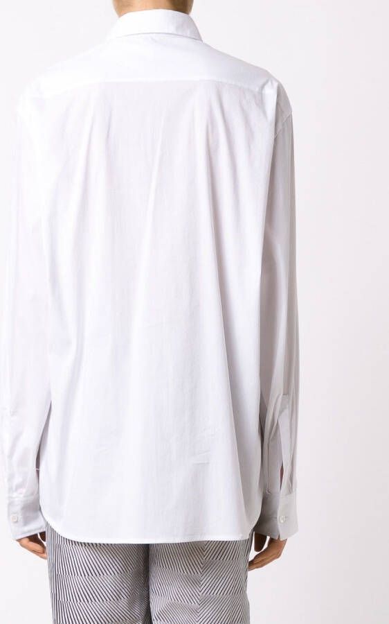 Amir Slama oversized shirt Wit