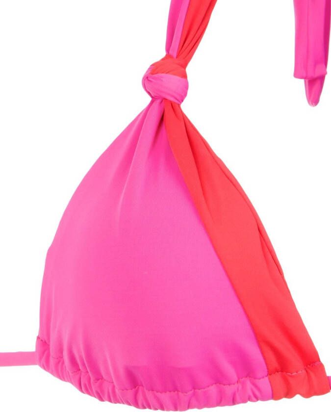 Amir Slama panelled bikini set Roze