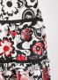 Amir Slama Rok met bloemenprint Zwart - Thumbnail 5