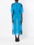 Amir Slama Badjas met gestrikte taille Blauw - Thumbnail 4
