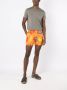 Amir Slama Shorts met elastische tailleband Oranje - Thumbnail 2