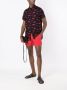 Amir Slama Shorts met elastische tailleband Rood - Thumbnail 2