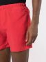 Amir Slama Shorts met elastische tailleband Rood - Thumbnail 5