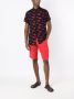 Amir Slama Shorts met elastische tailleband Rood - Thumbnail 2