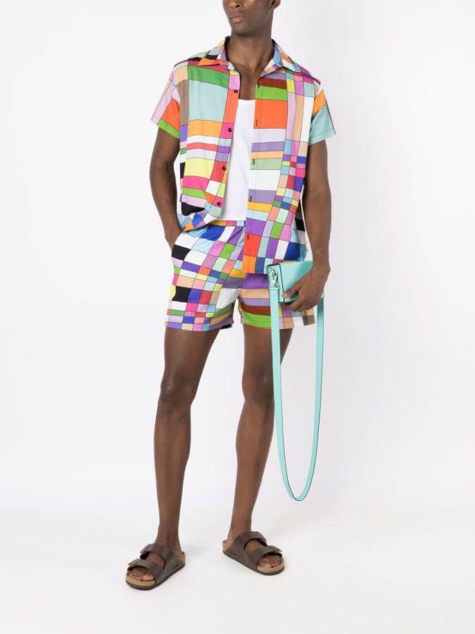 Amir Slama Shorts met elastische tailleband Veelkleurig