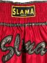 Amir Slama Shorts met geborduurd logo Rood - Thumbnail 4