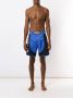 Amir Slama Shorts met geborduurde patch Blauw - Thumbnail 2