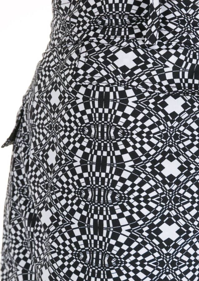 Amir Slama Shorts met geometrische print Zwart