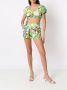 Amir Slama Shorts met palmbladprint Groen - Thumbnail 2