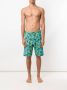Amir Slama Shorts met print Blauw - Thumbnail 2