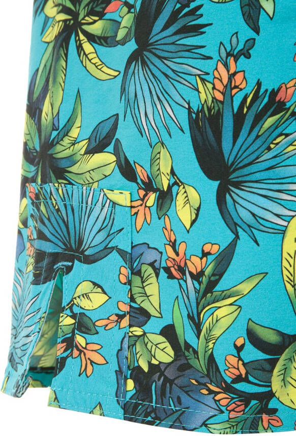 Amir Slama Shorts met print Blauw