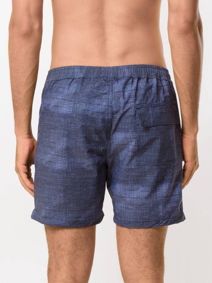 Amir Slama Shorts met print Blauw