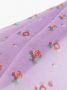 Amir Slama Sjaal met bloemenprint Paars - Thumbnail 3
