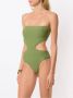 Amir Slama Strapless badpak Groen - Thumbnail 3