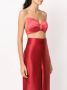 Amir Slama strapless cropped top Rood - Thumbnail 3