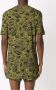 Amir Slama T-shirt met abstracte print Geel - Thumbnail 5