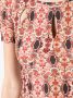 Amir Slama T-shirt met bloemenprint Rood - Thumbnail 5