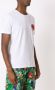 Amir Slama T-shirt met bloemenprint Wit - Thumbnail 3