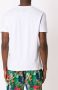 Amir Slama T-shirt met bloemenprint Wit - Thumbnail 4