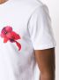 Amir Slama T-shirt met bloemenprint Wit - Thumbnail 5