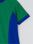 Amir Slama T-shirt met colourblocking Groen - Thumbnail 3
