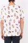 Amir Slama T-shirt met grafische print Wit - Thumbnail 5