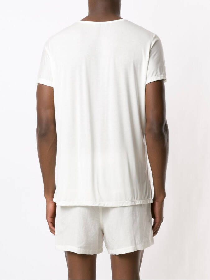 Amir Slama T-shirt met print Wit